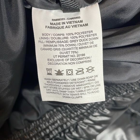 Nike | Women’s Black Therma Fit Down Filled Puffer Loose Fit Coat Size XL NWT - Picture 9 of 11